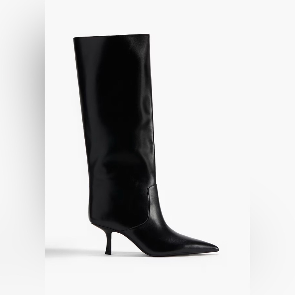 Elegant Black Knee-High Women's Boots